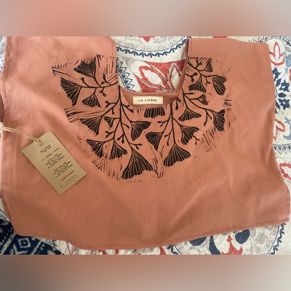 Beautiful hand dyed crop top from Mexico